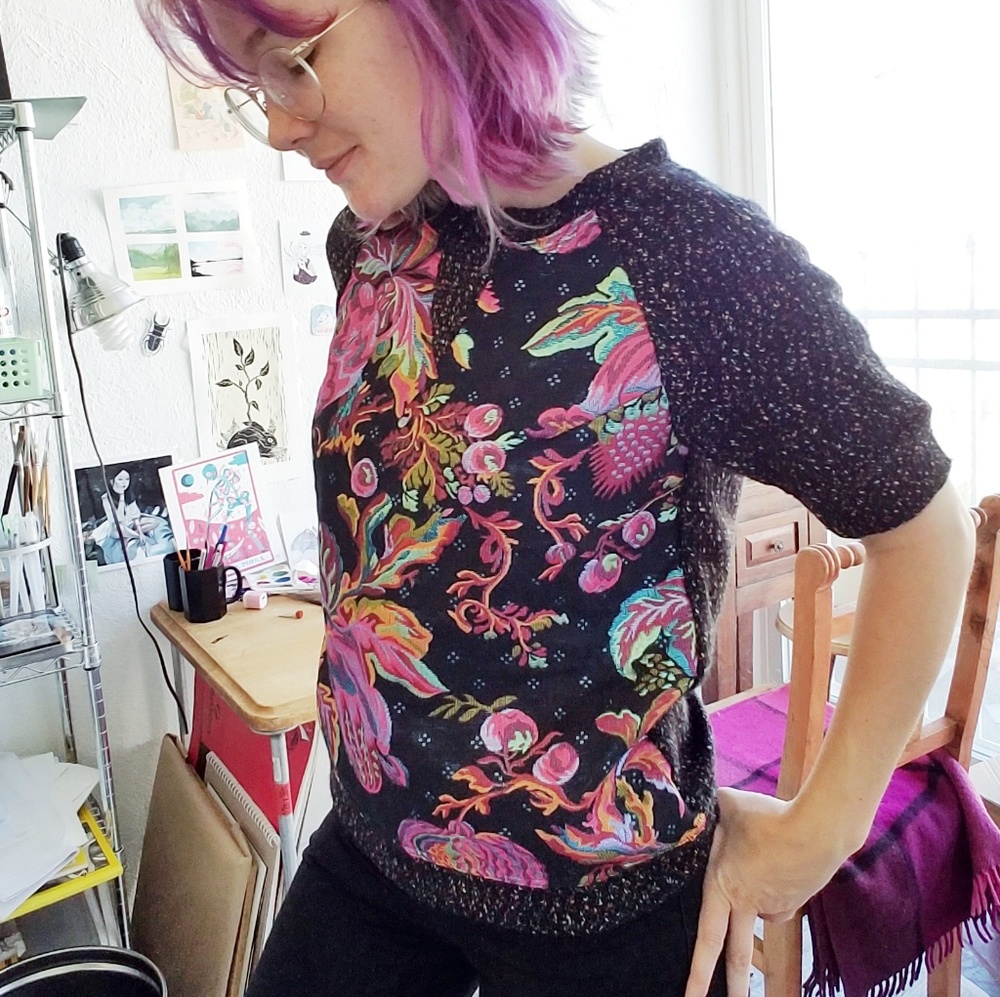 James Coviello Iridescent Blouse